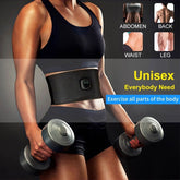 Smart Digital Display Fitness EMS Belt Abdominal Instrument Boxed Abdominal Muscle Trainer Lazy Fitness Artifact